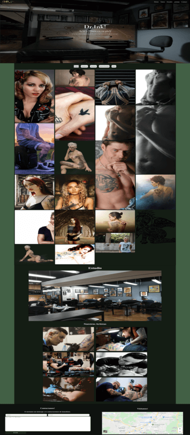 pagina de estudio de tatuajes